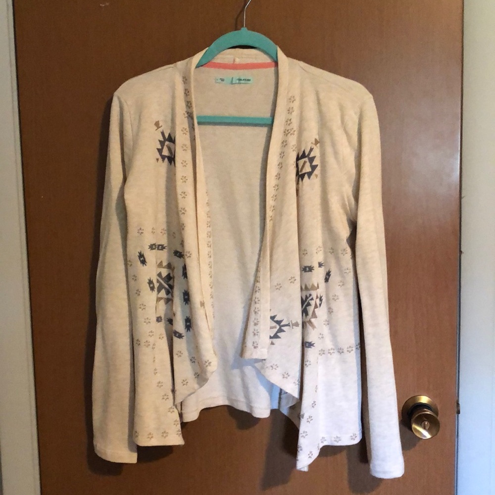 Tan/cream cardigan